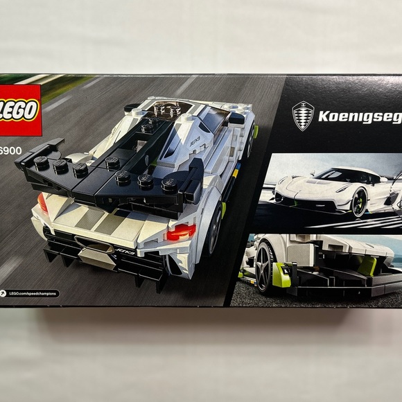 Lego Speed Champions Koenigsegg Jesko 76900 NIB 2021 Factory Sealed - Picture 7 of 9